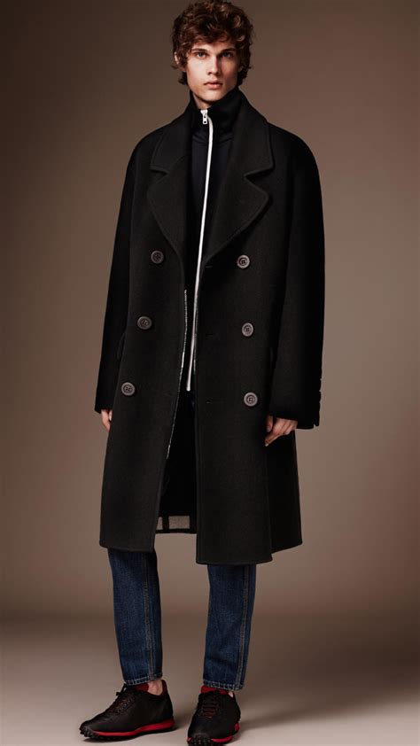 burberry wool overcoat